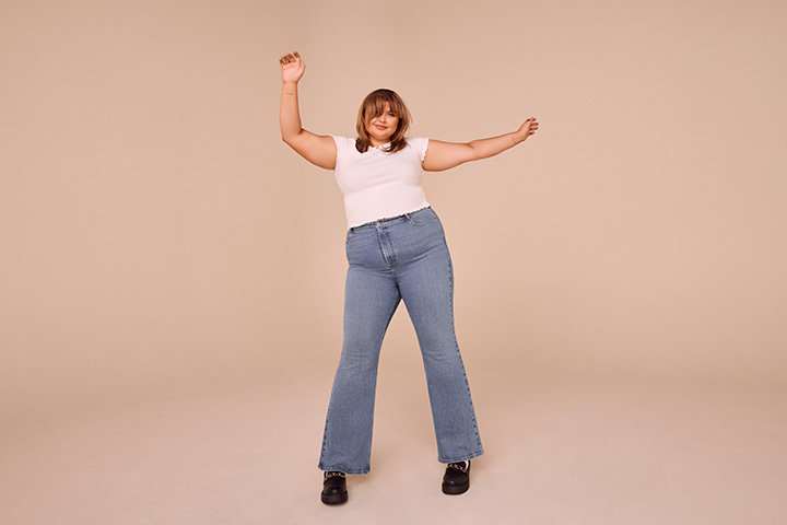Denim Influencer Edit Pre-Spring 2022 women model