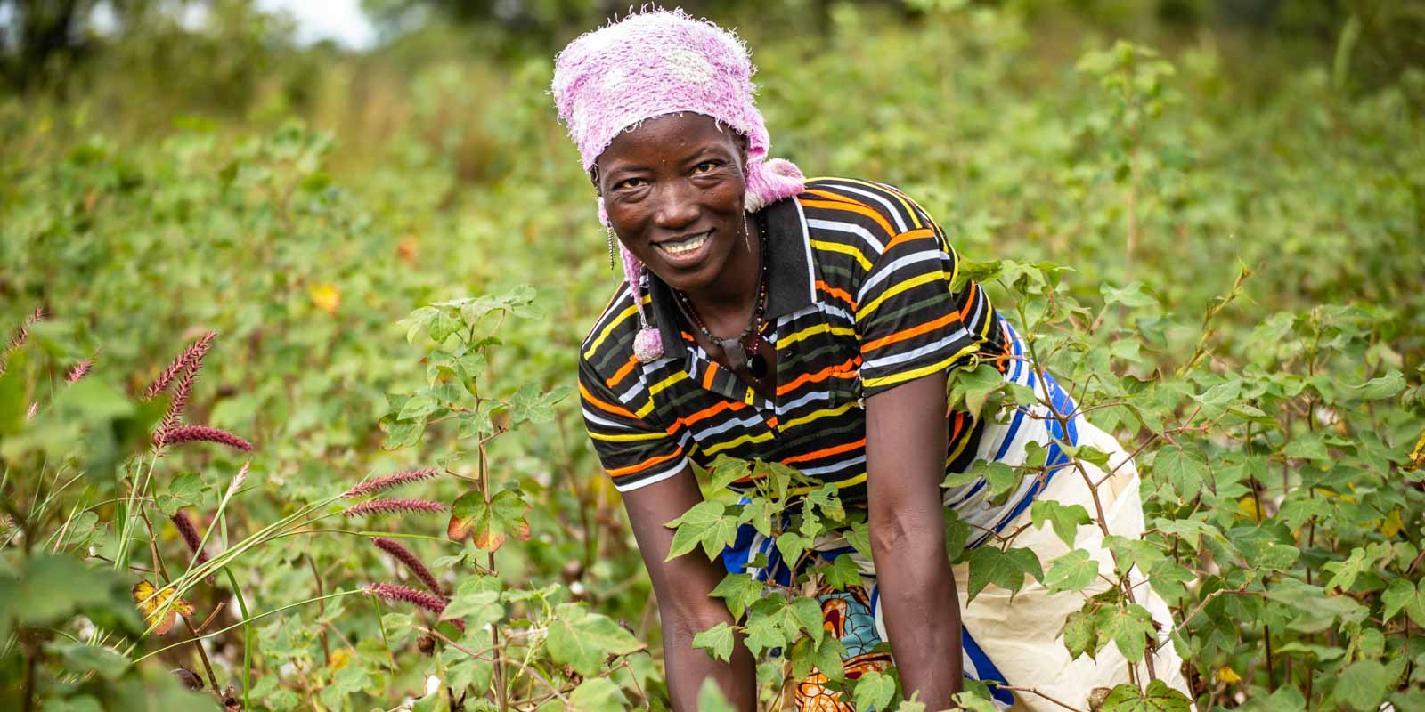 Woman in field 